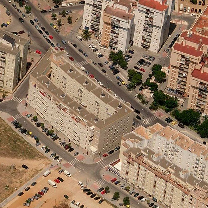 133 viviendas plurifamiliares de protección oficial, garajes y trasteros. San Fernando. CÁDIZ.